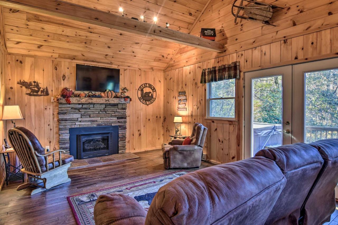 Natures Retreat With Hot Tub 7 Mi To Bryson City Whittier Esterno foto
